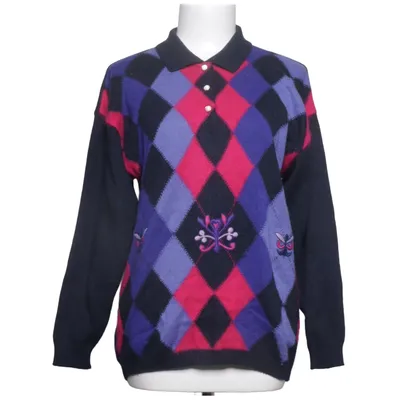 Tröja (Svart, Flerfärgad) Akryl, Angora, Ull