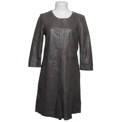 Dress (Gray) from Transmission Leather, Polyester