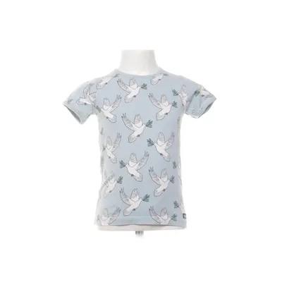 T-shirt (Blå, Vit, Grön) från Villervalla Elastan, Ekologisk bomull