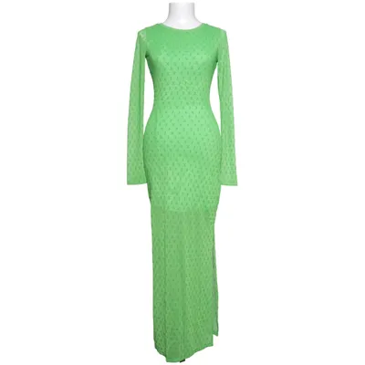 Maxikjole (JXZOEY LS MESH DRESS WVN) fra JJXX Elastan, Polyester