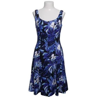 Kleid (Blau, Schwarz, Weiß) von Christopher & Banks Elasthan, Polyester