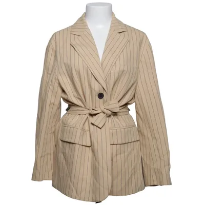 Blazer (Beige) from Maje Cotton, Linen, Viscose
