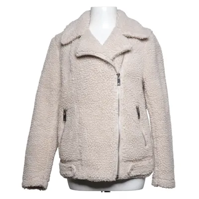 Bikerjacka (Beige) från Outfitbook Akryl, Polyester