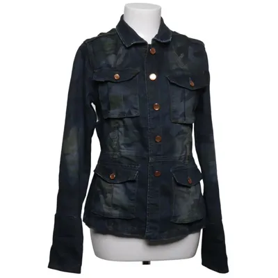 Jacket (Blue, Green) from Blue Daze Cotton, Elastane, Polyester