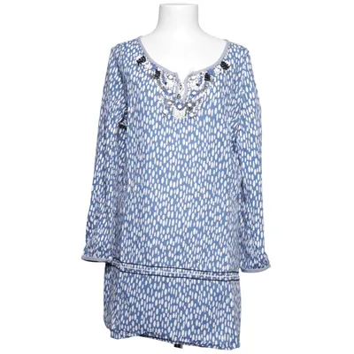 Klänning (Blå, Flerfärgad) från Oui Moments Bomull