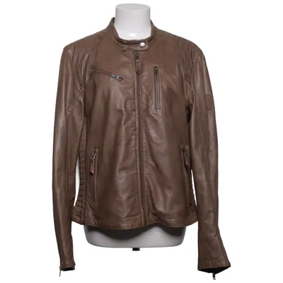 Veste en cuir (Marron) de Molltan Cuir
