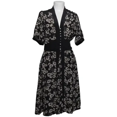Klänning (Svart, Vit) från Stella Nova Polyester, Silke