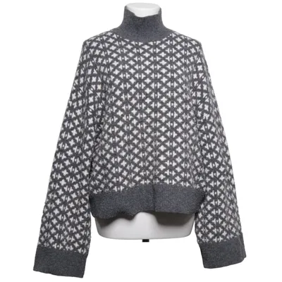 Polotröja (Grå, Vit) från Lindex Elastan, Polyester