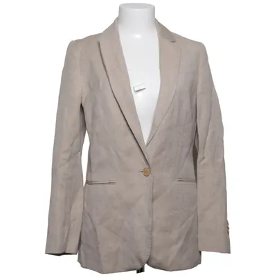 Blazer (Beige) fra By Malene Birger Linned, Polyester, Viscose, Uld