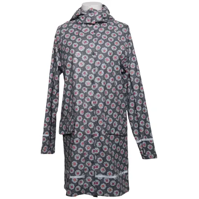 Raincoat (Gray, White, Red) from 1 Point 0 Polyester