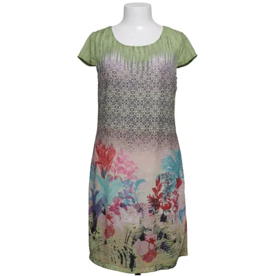 Dress (Green, Multicolored) from Soggo Cotton, Polyester