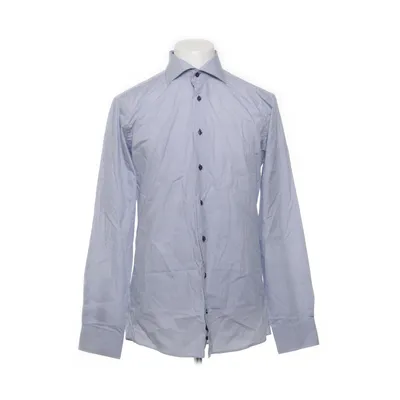 Shirt (Blue, White) from Allan Clark Cotton