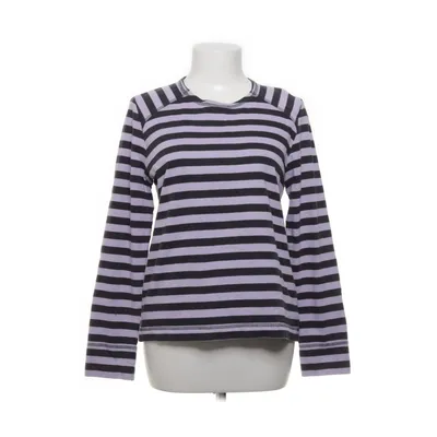 Långärmad t-shirt (Lila, Svart) från Ganni Ekologisk bomull