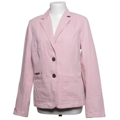 Blazer (Pink) fra Prêt à Porter Bomuld, Elastan, Polyester
