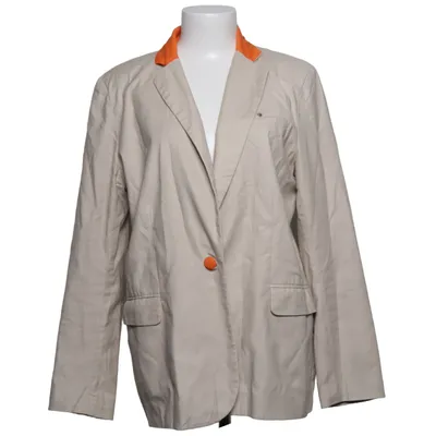 Blazer (Beige) from Zalando Cotton, Elastane, Polyester