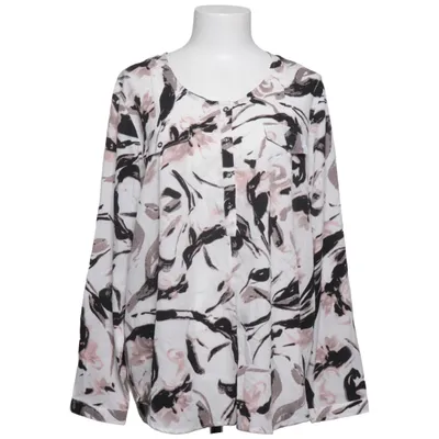 Bluse (Hvid, Sort, Pink) fra Think Positive Polyester