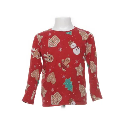 Långärmad t-shirt (Röd, Flerfärgad) från Lindex Kids Bomull