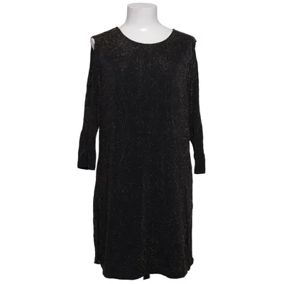 Robe (Noir, Or) de Vivien Caron Élasthane, Fibre métallique, Polyamide