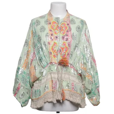 Cardigan (Green, Multicolored) from Siya Cotton