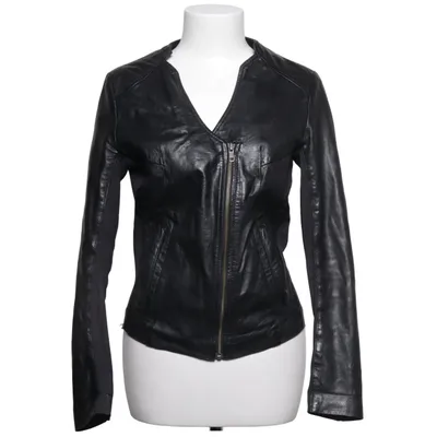 Leather jacket (Black) from Jofama