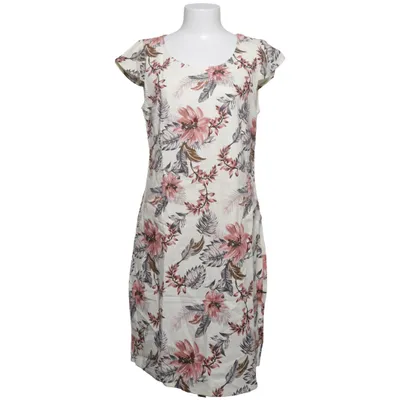 Jurk (Beige, Meerkleurig) van Åhléns Katoen, Elastaan, Linnen, Polyester, Viscose