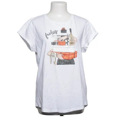 T-shirt (White, Multicolored) from Earth Positive Organic cotton