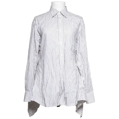 Blouse (Blanc, Noir) de Another Studio x Gina Tricot Coton, Polyester