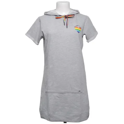 Hood dress (Gray, Multicolored) from Lascana Cotton, Polyester