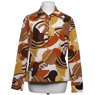 Bluse (Hvid, Brun, Gul) fra Trevira Polyester