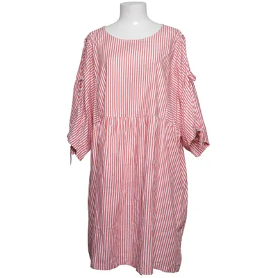 Jurk (Rood, Wit) van Monki Katoen