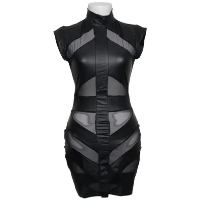 Dress (Black) from Cottelli Elastane, Polyamide, Polyester