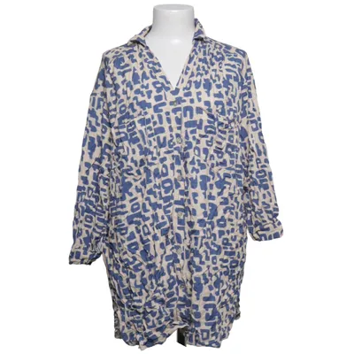 Blouse (Blue, Beige) from Nina Kendosa