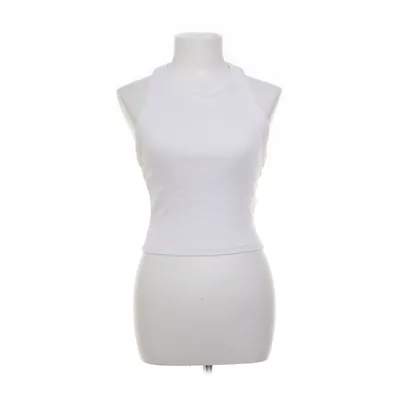 Tanktop (Wit) van Bershka Katoen, Elastaan