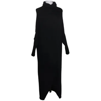 Robe à col roulé (Noir) de Fobya Acrylique, Laine
