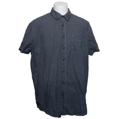 Chemise à manches courtes (Bleu) de Dressmann Coton