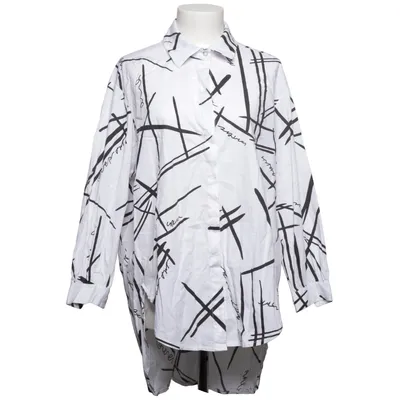 Blus (Vit, Svart) från Pink Cherry Bomull, Elastan