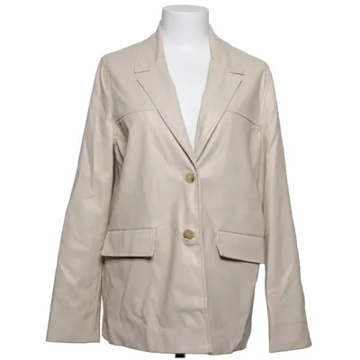 Blazer (Beige) de Même Road Polyester, Polyuréthane
