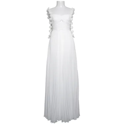 Robe de soirée (Blanc) de Self-Portrait Polyester
