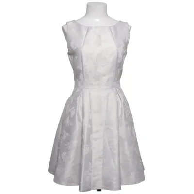 Robe (Blanc) de Swing Coton, Polyester