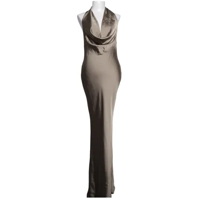 Maxikjole (Brun) fra Norma Kamali Polyester