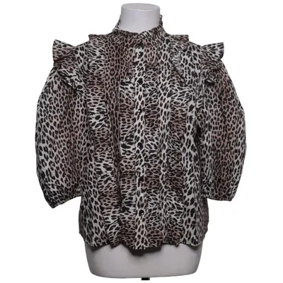 Bluse (Beige, Sort, Flerfarvet) fra Notes du Nord Bomuld, Elastan