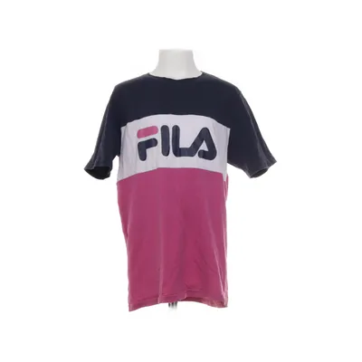 T-shirt (Blauw, Roze, Wit) van Fila Katoen