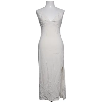 Robe longue (Beige) de Pink Woman Lin, Viscose