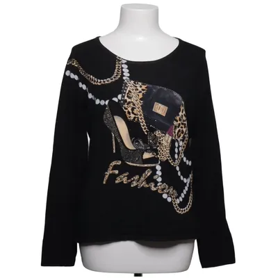 Sweater (Black, Multicolored) from Ovanti Elastane, Polyamide, Viscose