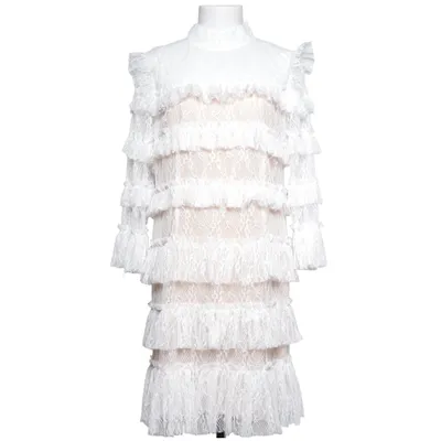 Klänning (Vit, Beige) från By Malina Collection Polyester
