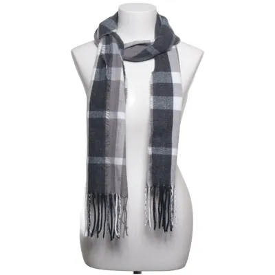 Écharpe (Gris, Blanc) de Pat Calvin