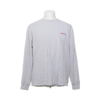 Lange mouwen shirt (Grijs) van Woodbird Organisch katoen
