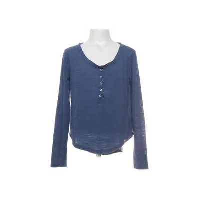 T-shirt manches longues (Bleu) de Abercrombie Kids Coton, Polyester, Viscose