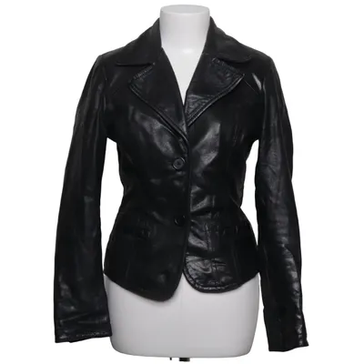 Leather blazer (Black) from WE