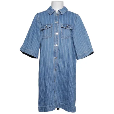 Jeansklänning (Blå, Vit) från Global Funk Bomull